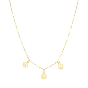 14K ""Mom"" Necklace