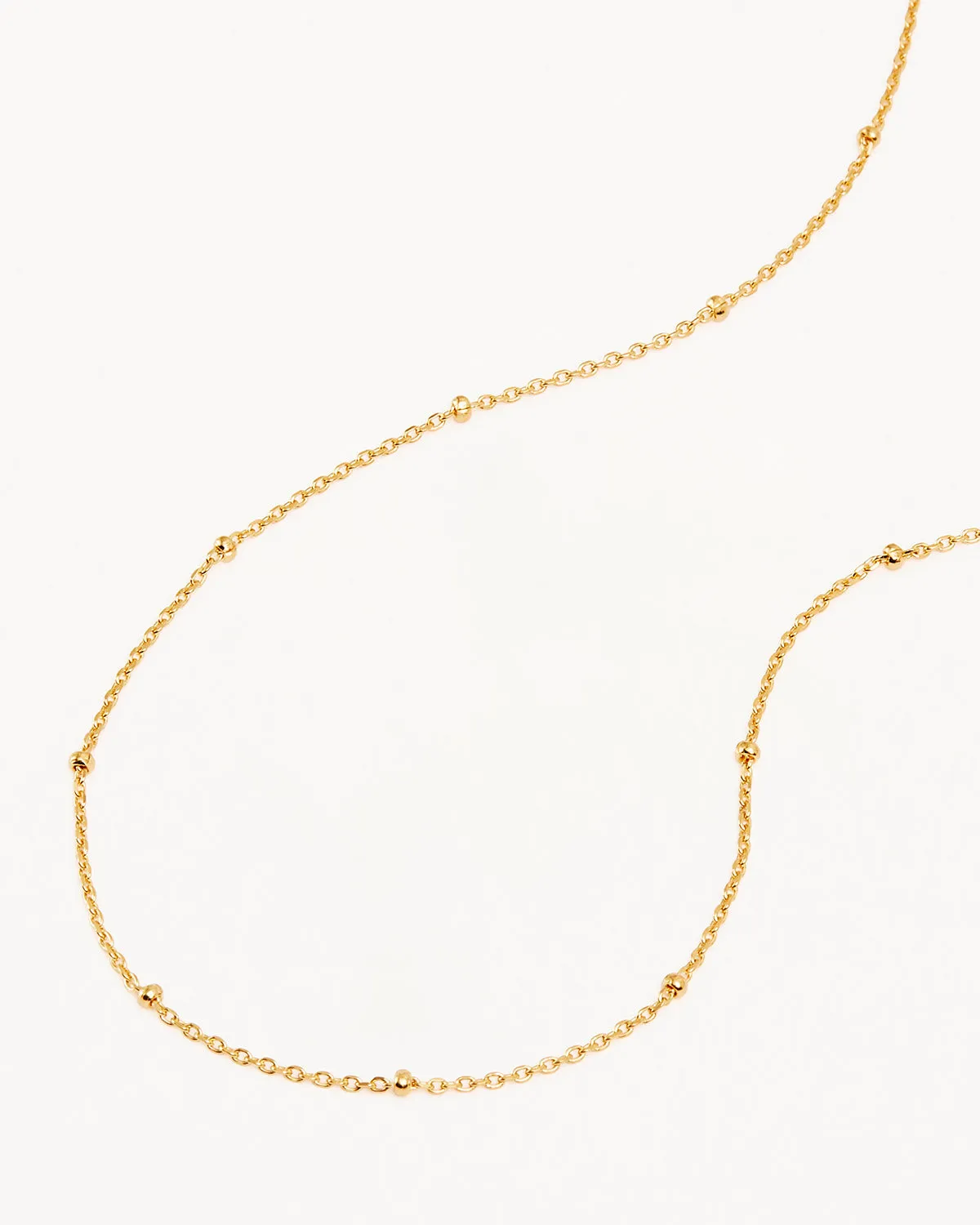 18k Gold Vermeil 15" Ball Chain Choker