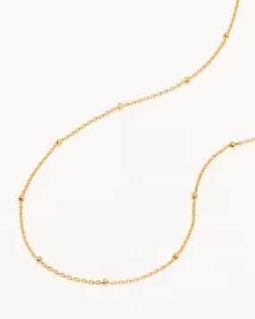 18k Gold Vermeil 15" Ball Chain Choker