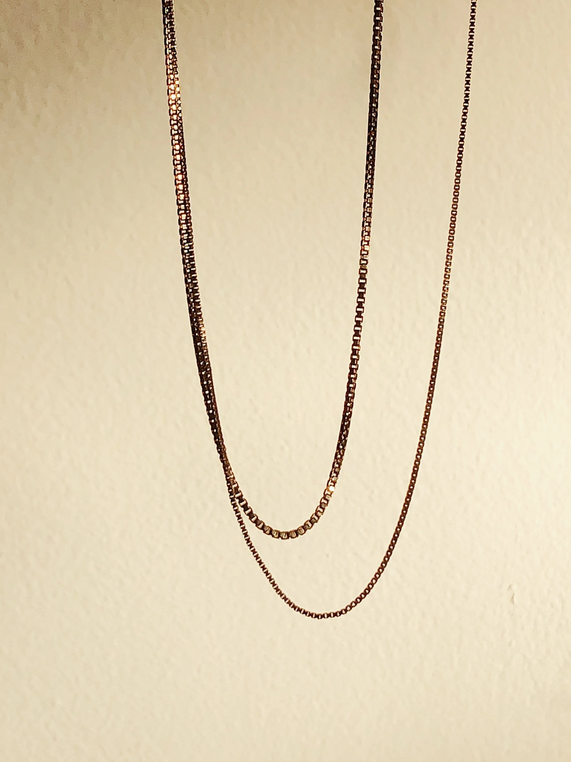 22" Thick Vintage Square Chain