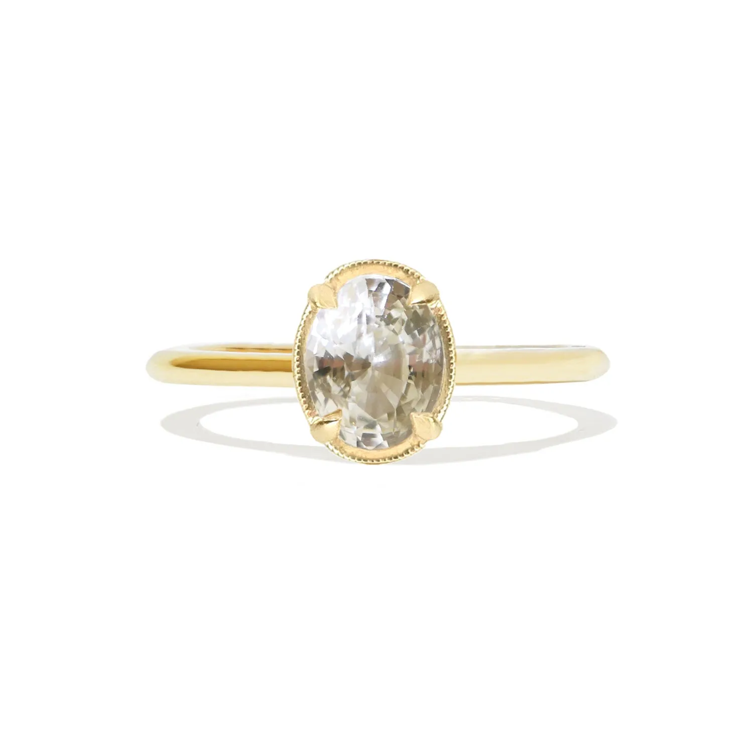 2.38 ctw Oval Yellow Sapphire