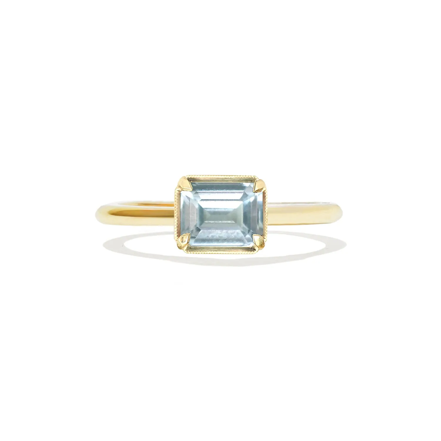 2.55 ctw Emerald Cut Ice Blue Sapphire