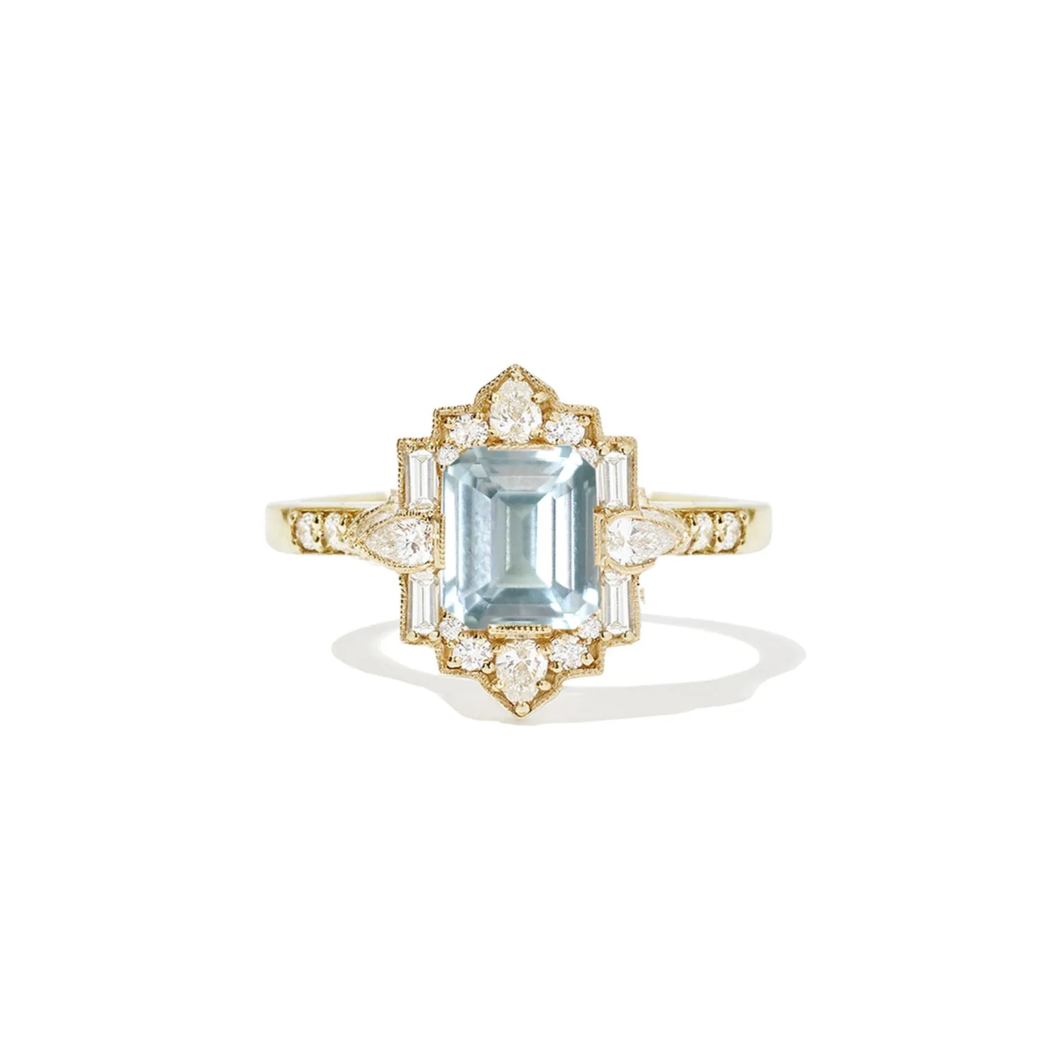 2.55 ctw Emerald Cut Ice Blue Sapphire