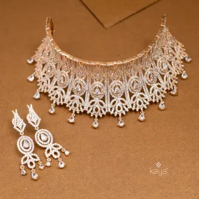 AD Necklace Set with Earrings -NL10035