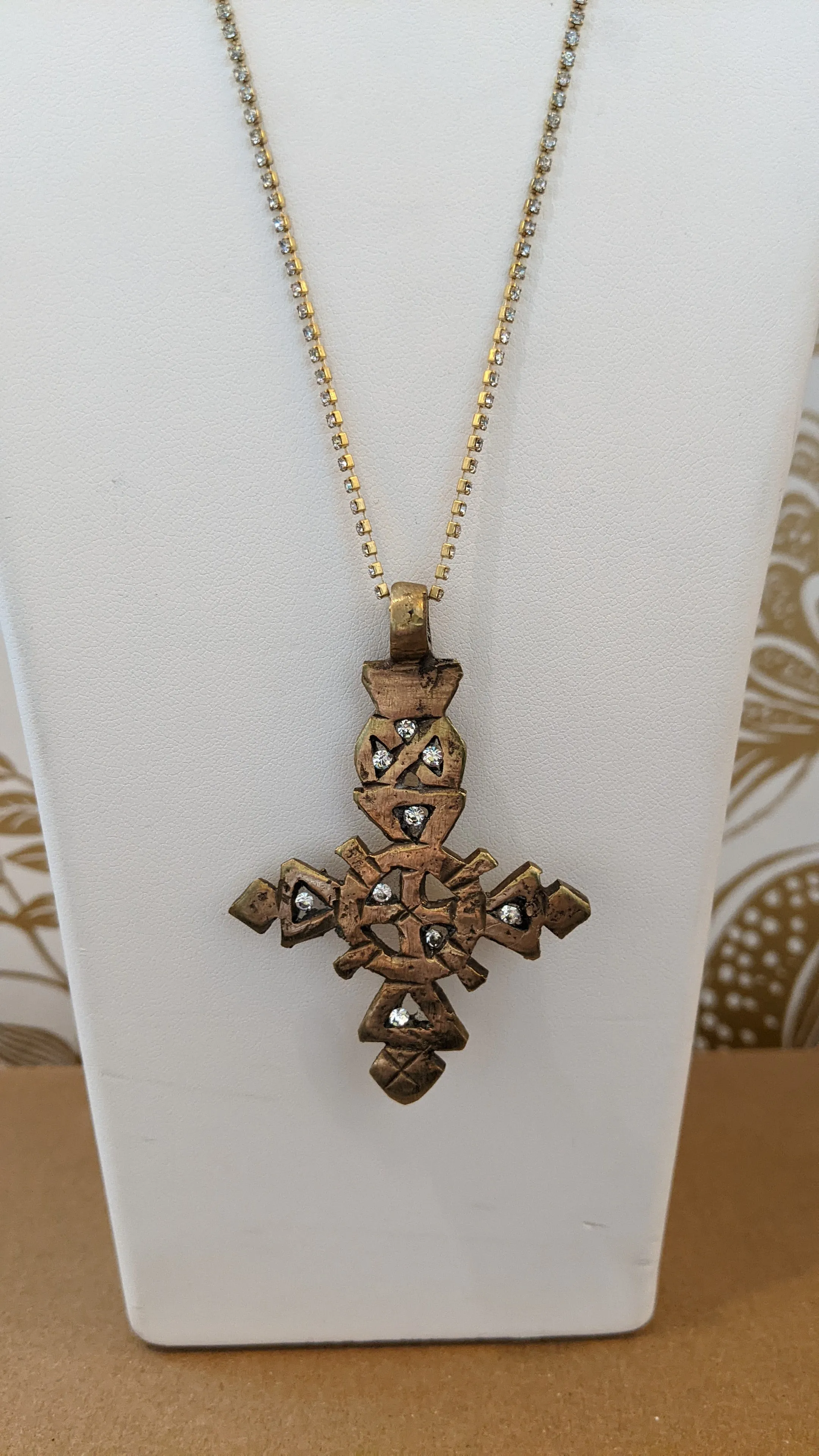 African Cross Necklace