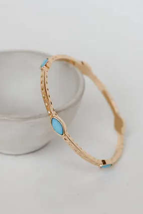 Annabelle Gold Bangle Bracelet