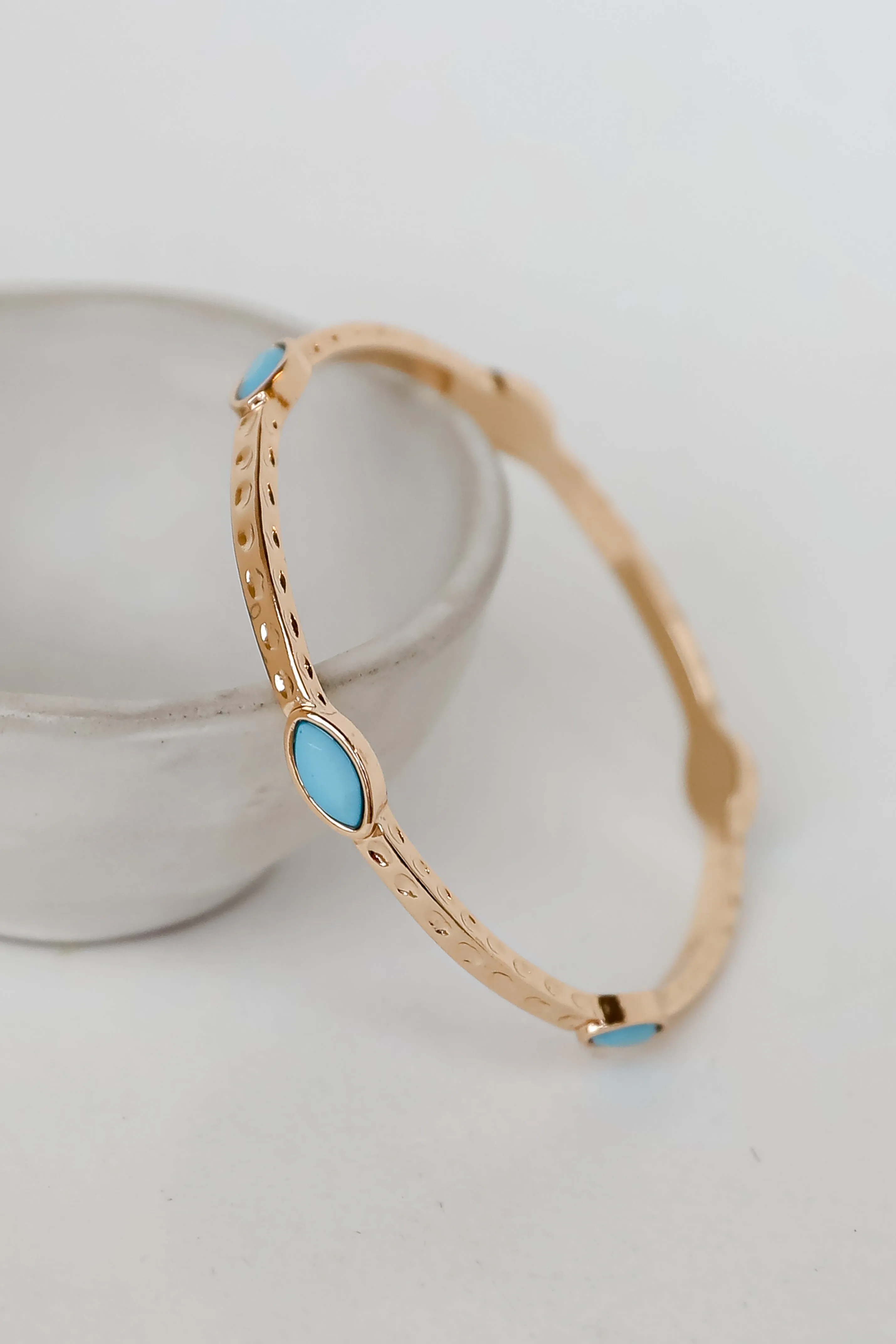 Annabelle Gold Bangle Bracelet