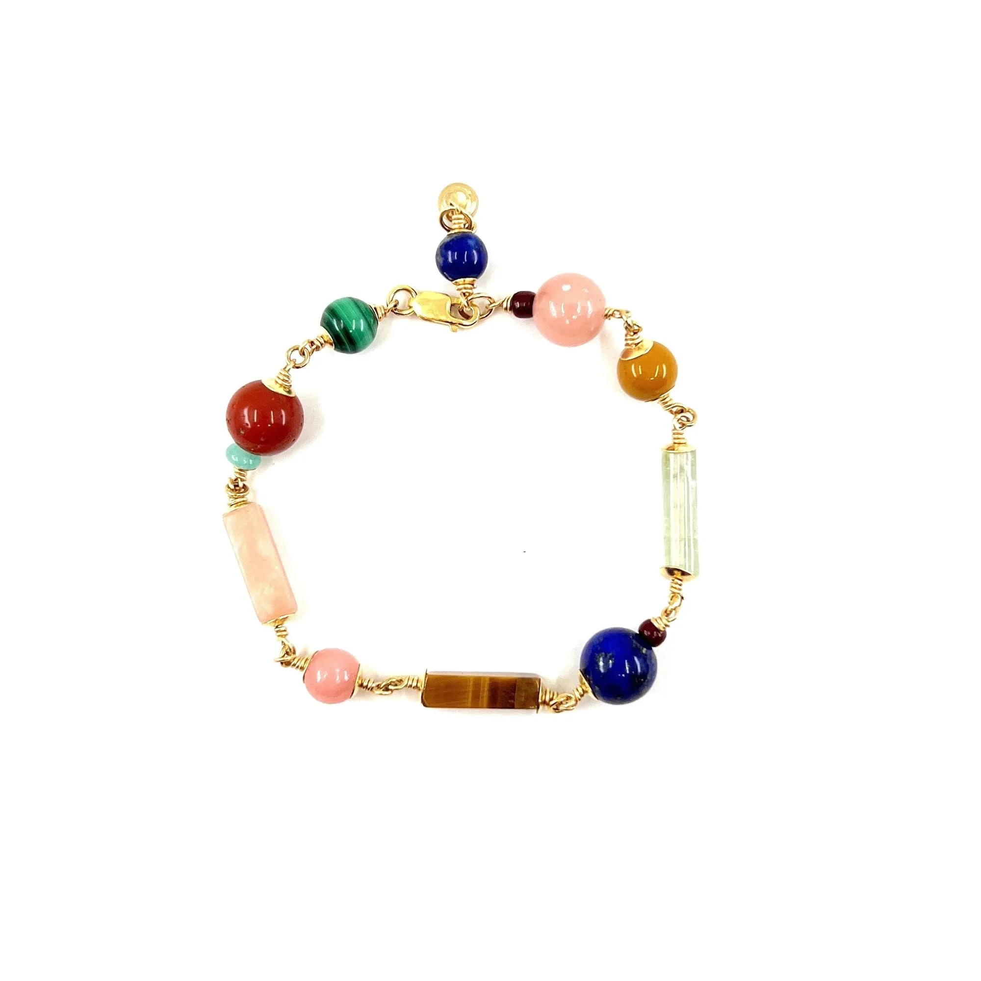 Aude 14K Goldfilled Bracelet w. Gemstones