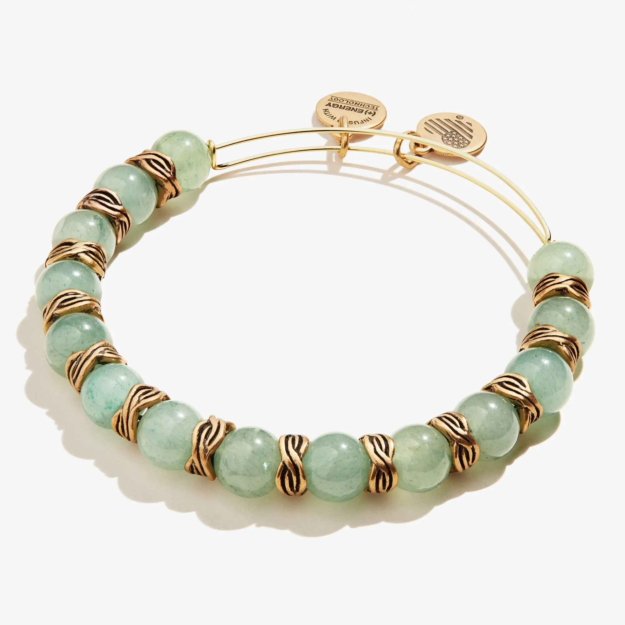 Aventurine Beaded Bangle