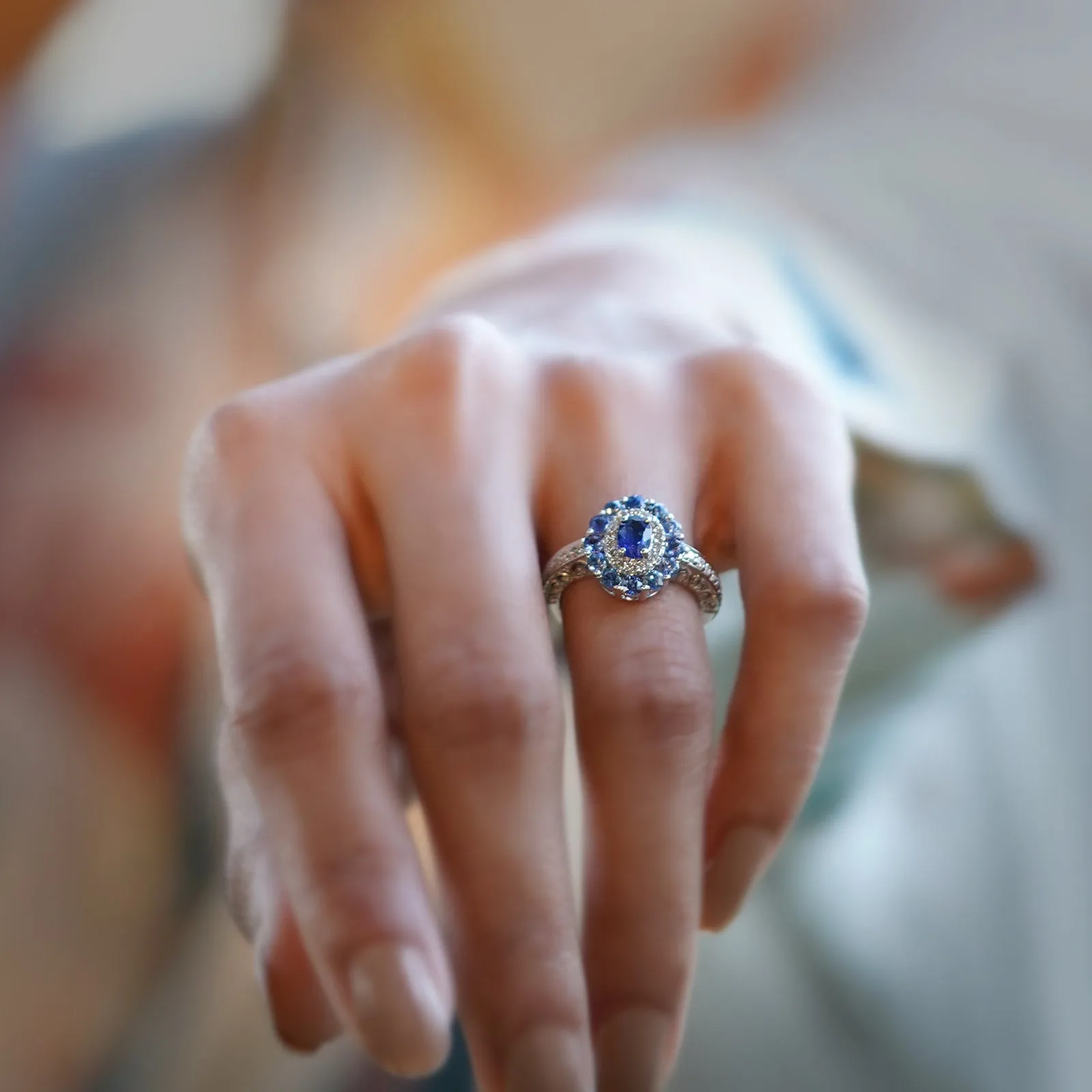 Azure Sapphire Ring