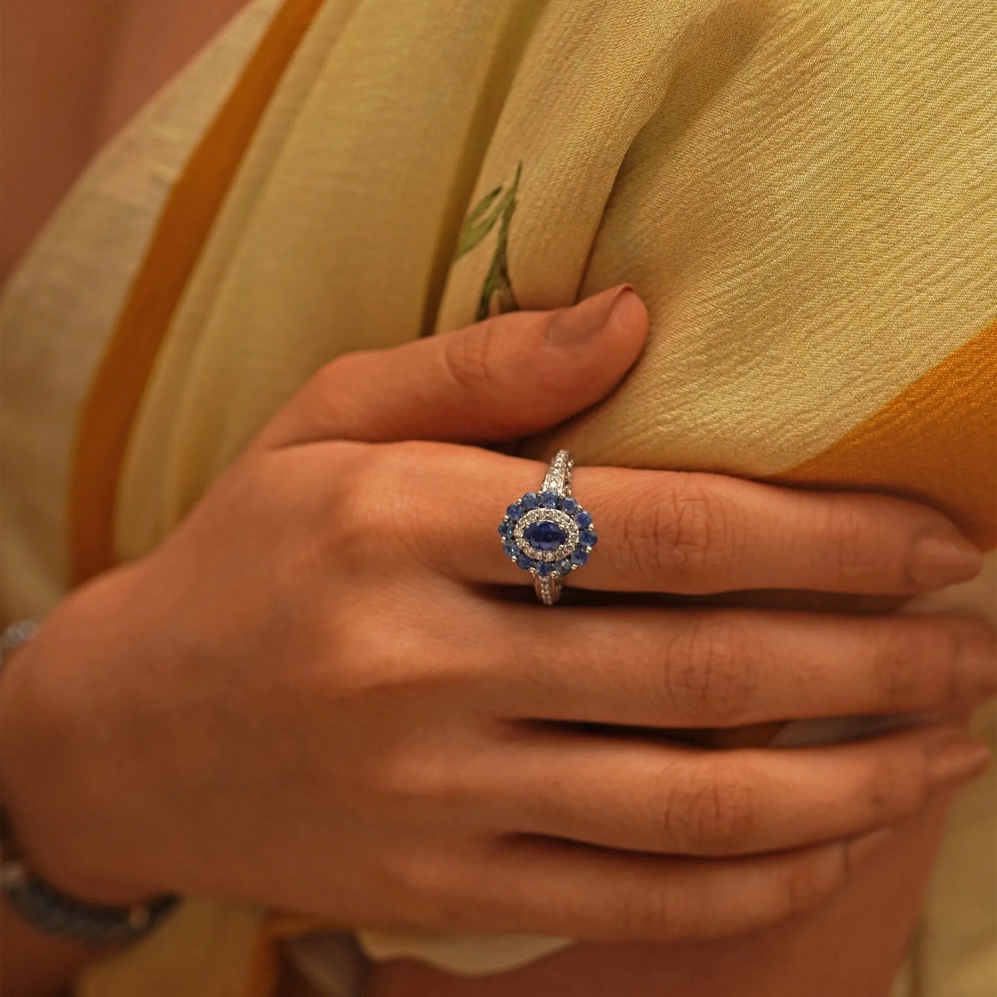 Azure Sapphire Ring