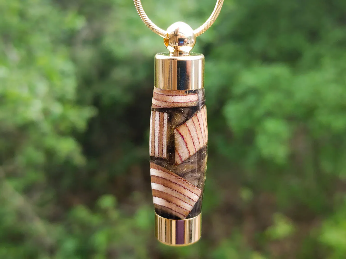 Baltic Wood Keepsake Pendant