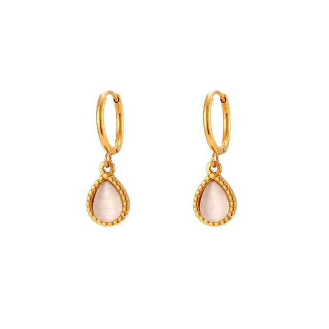 Beautiful Opal Drop Earrings