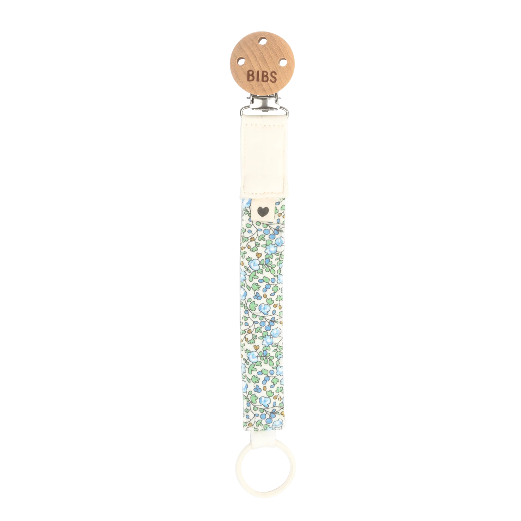 BIBS x LIBERTY Pacifier Clip - Eloise/Ivory