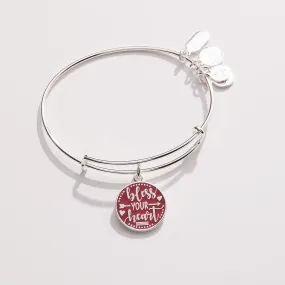 'Bless Your Heart' Charm Bangle