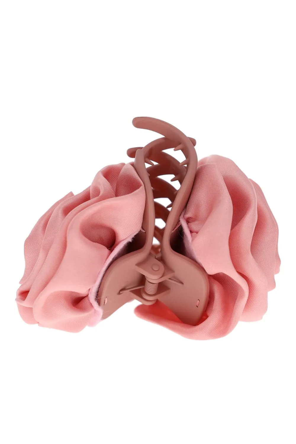 Blush Rose Silk Jaw Clip