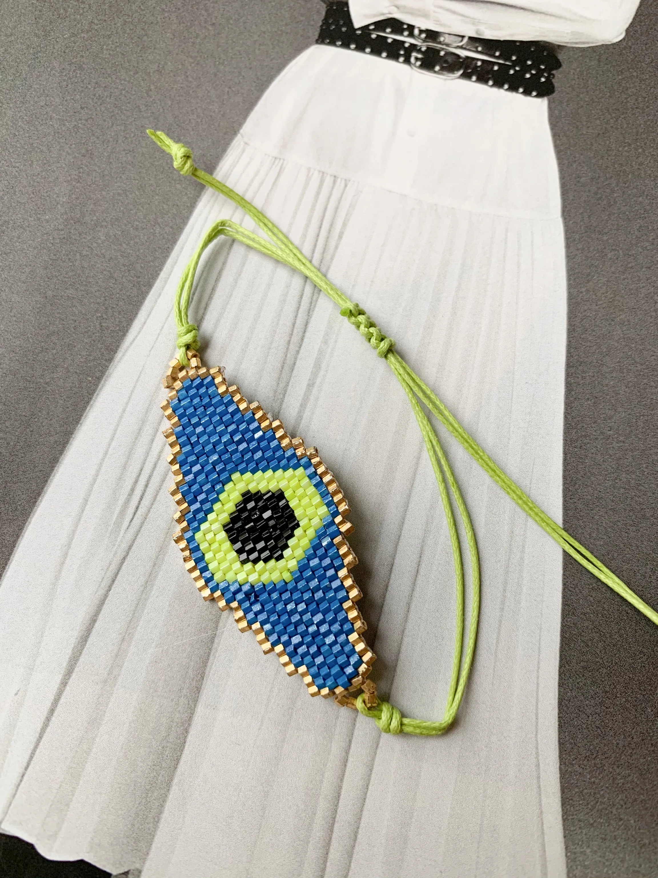 Bright Hamsa / Eye Bracelets