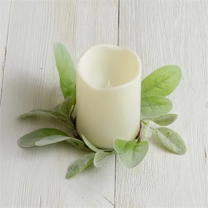 Candle Ring - Lambs Ear