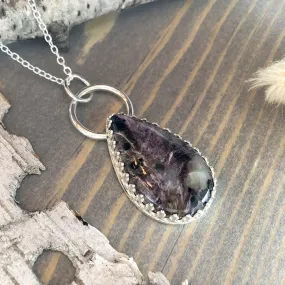 Charoite Pendant Necklace