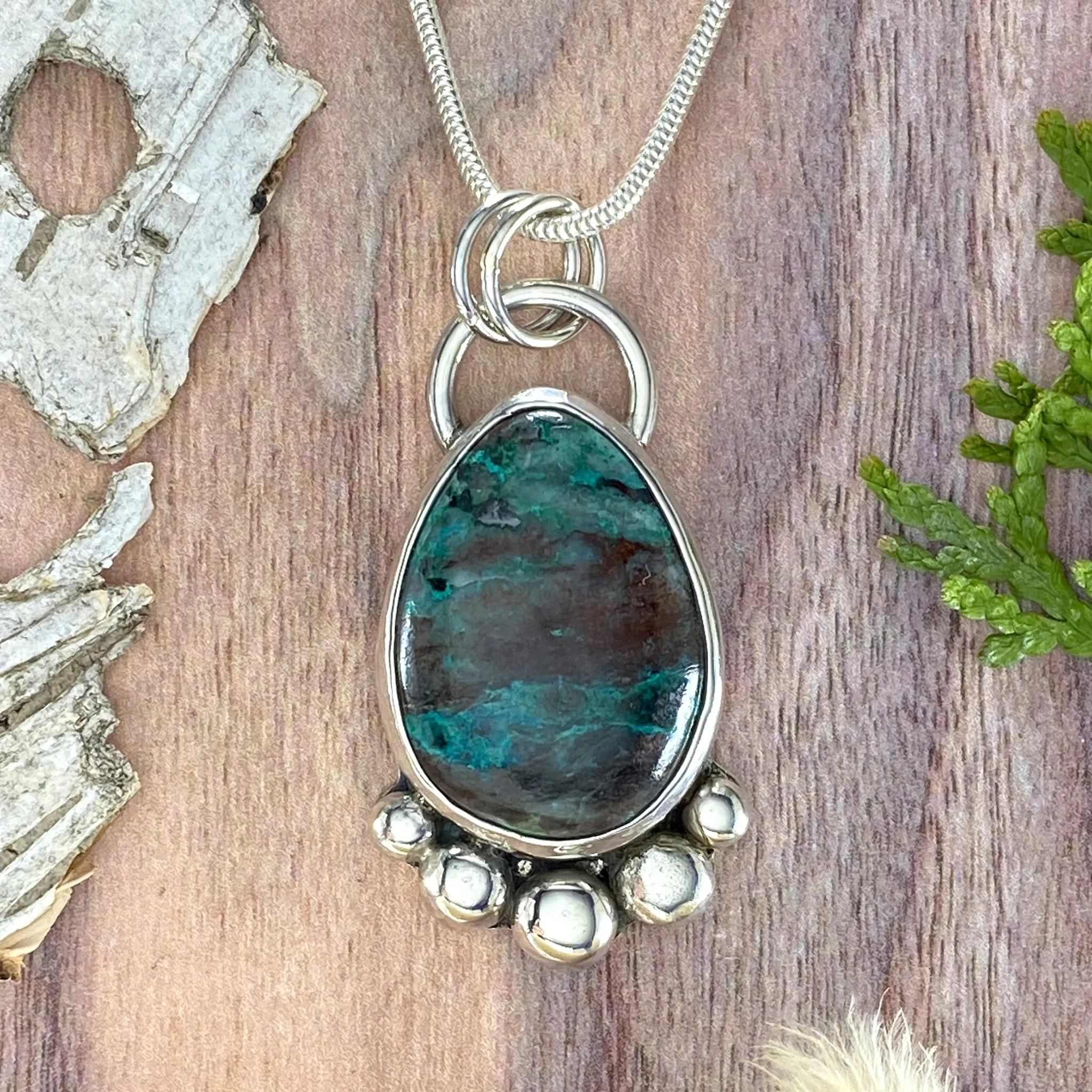 Chrysocolla Pendant