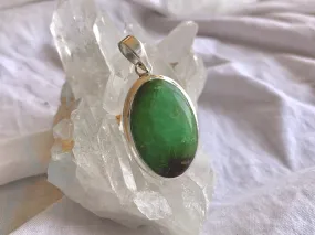 Chrysoprase Ansley Pendant - Oval