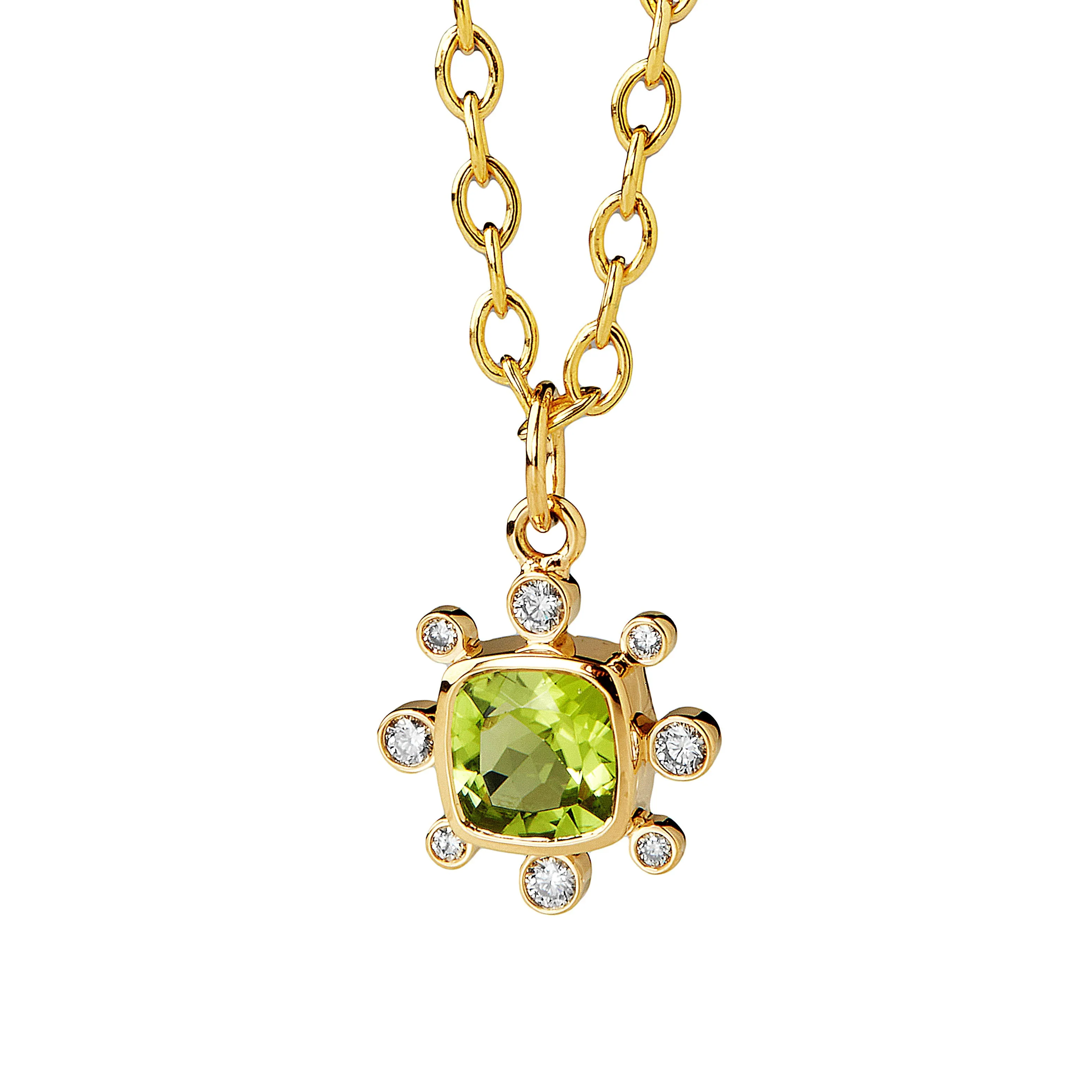 Cosmic Gem & Diamond Pendant