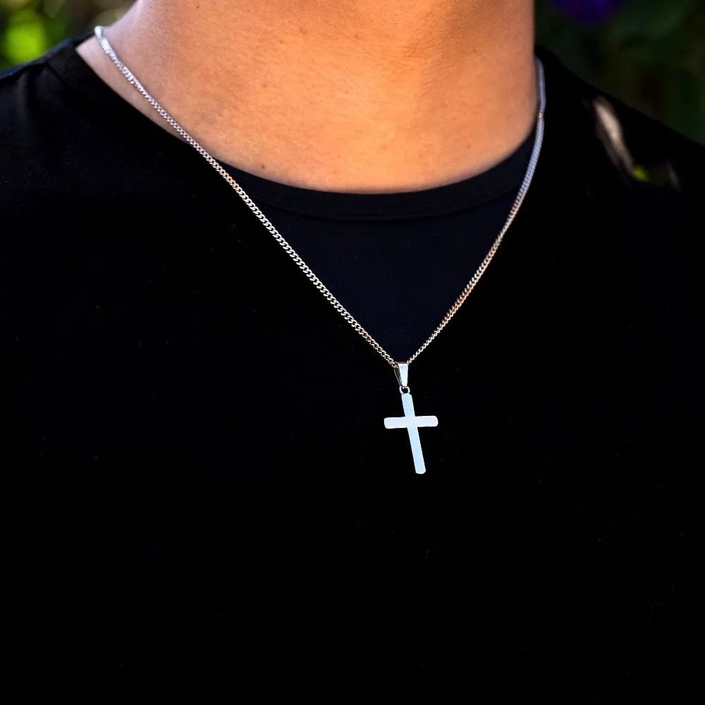 Silver Cross Pendant - Stylish and Elegant Silver Cross Pendant for a Timeless Look