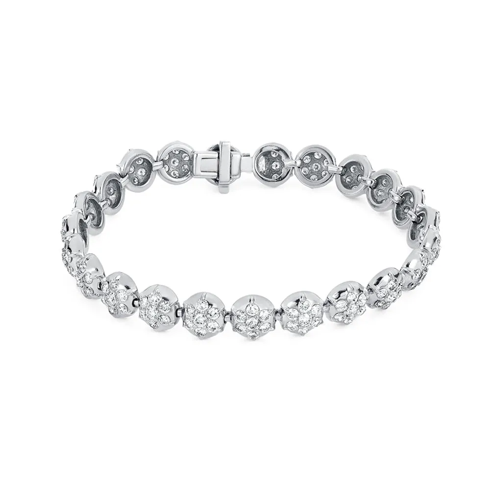 Crown Tennis Bracelet