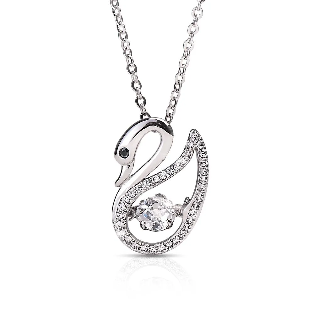 Dancing Swan Pendant