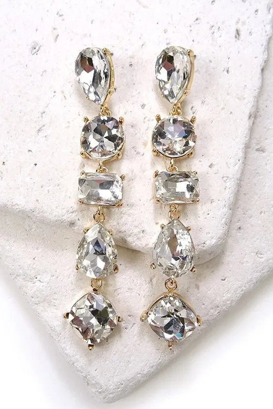 Diamond Drop Earring