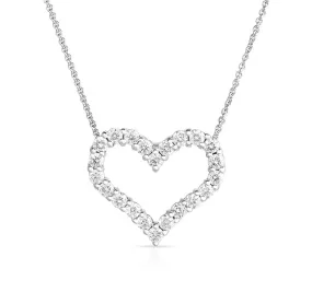 Diamond Heart Pendant Necklace