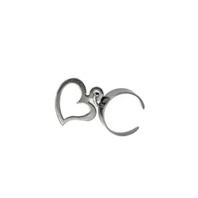 Drop Heart Earcuff