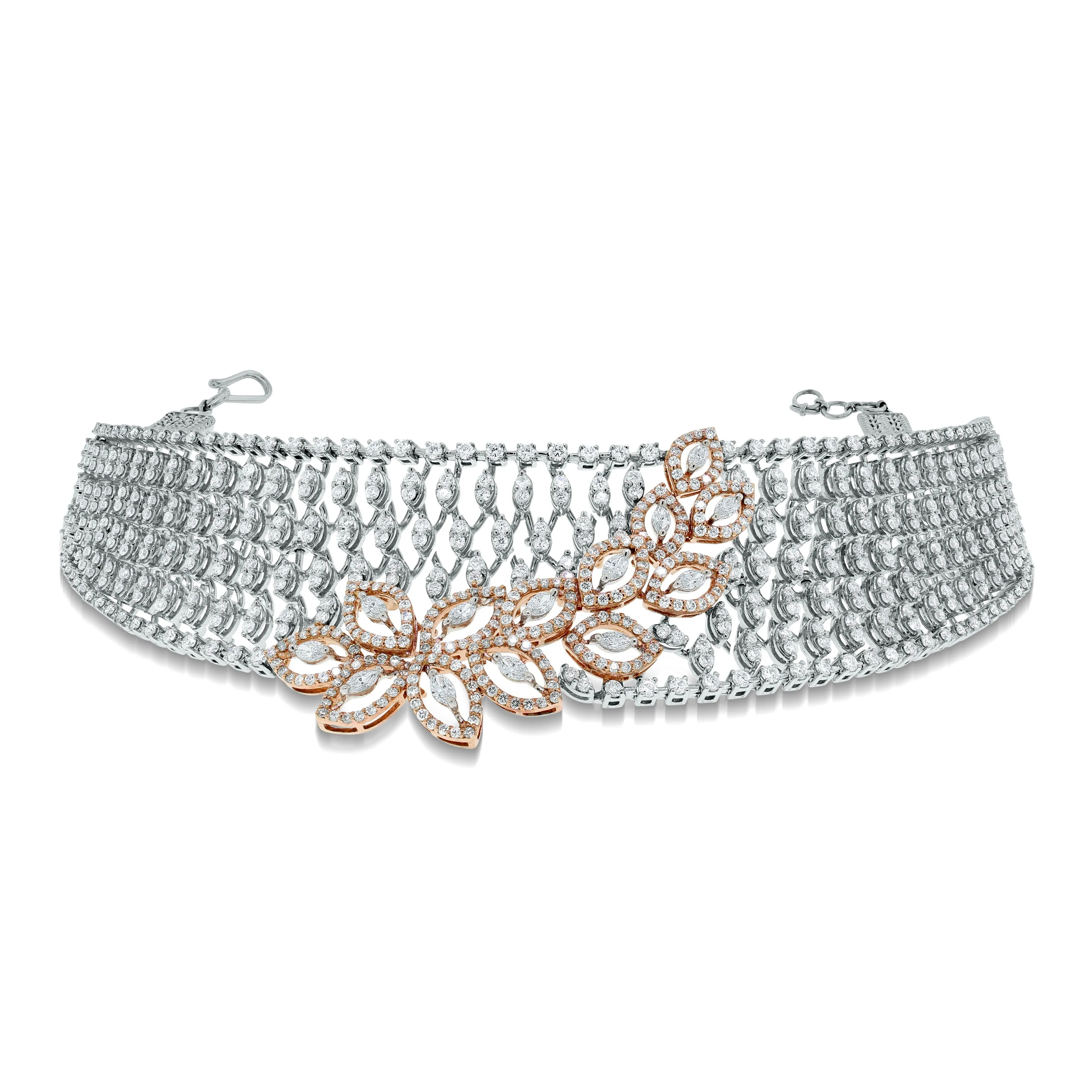 Gaia Diamond Choker Suite (9.83 ct Diamonds) in Gold