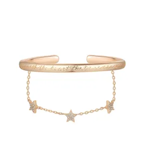 Gold Star Layered Bangle - Secret