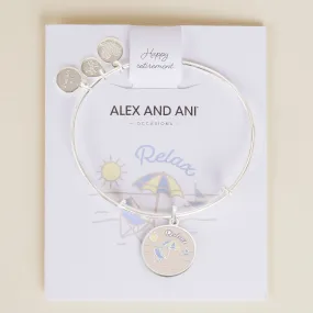 'Happy Retirement' Charm Bangle