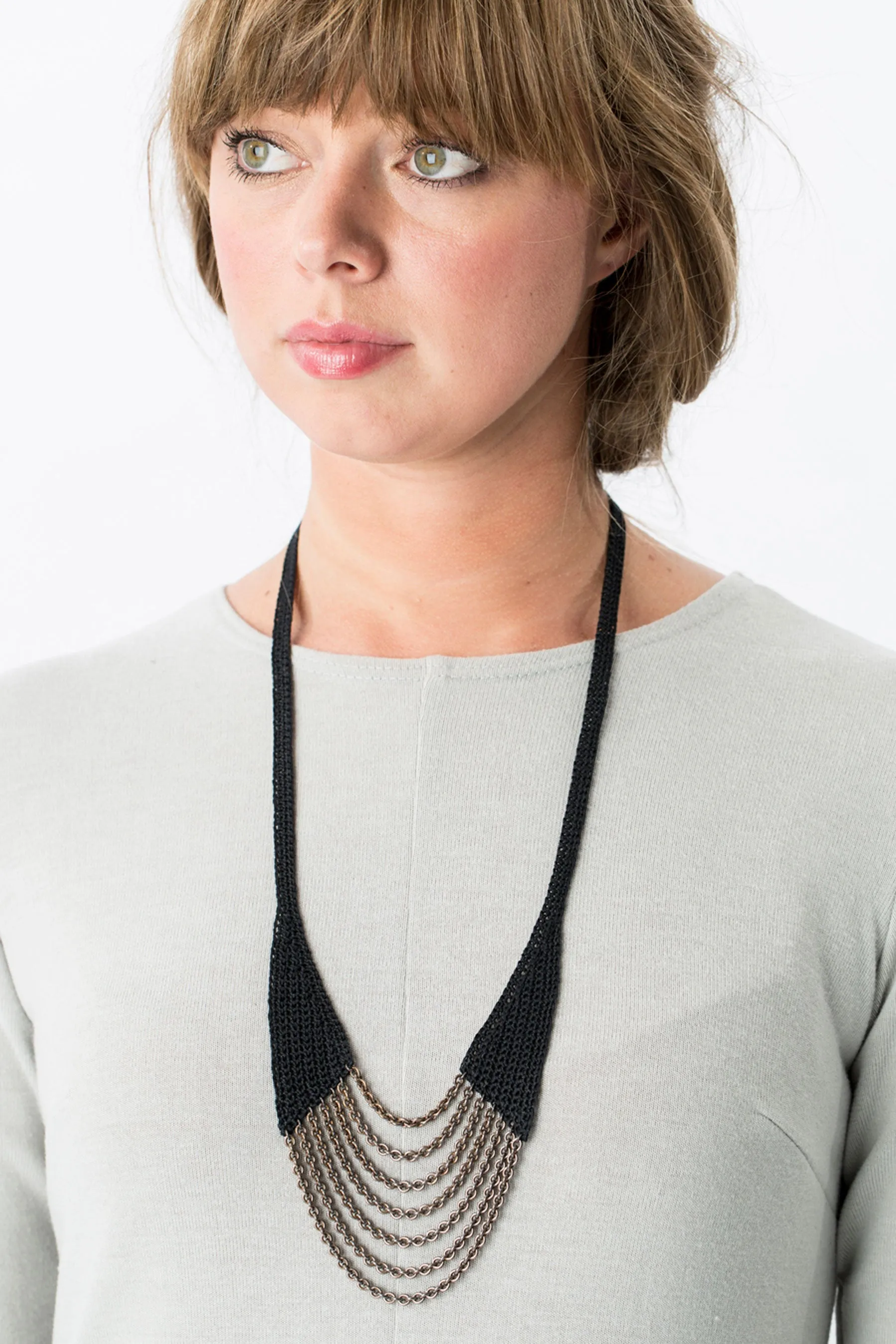 Horseshoe Necklace | Newsprint