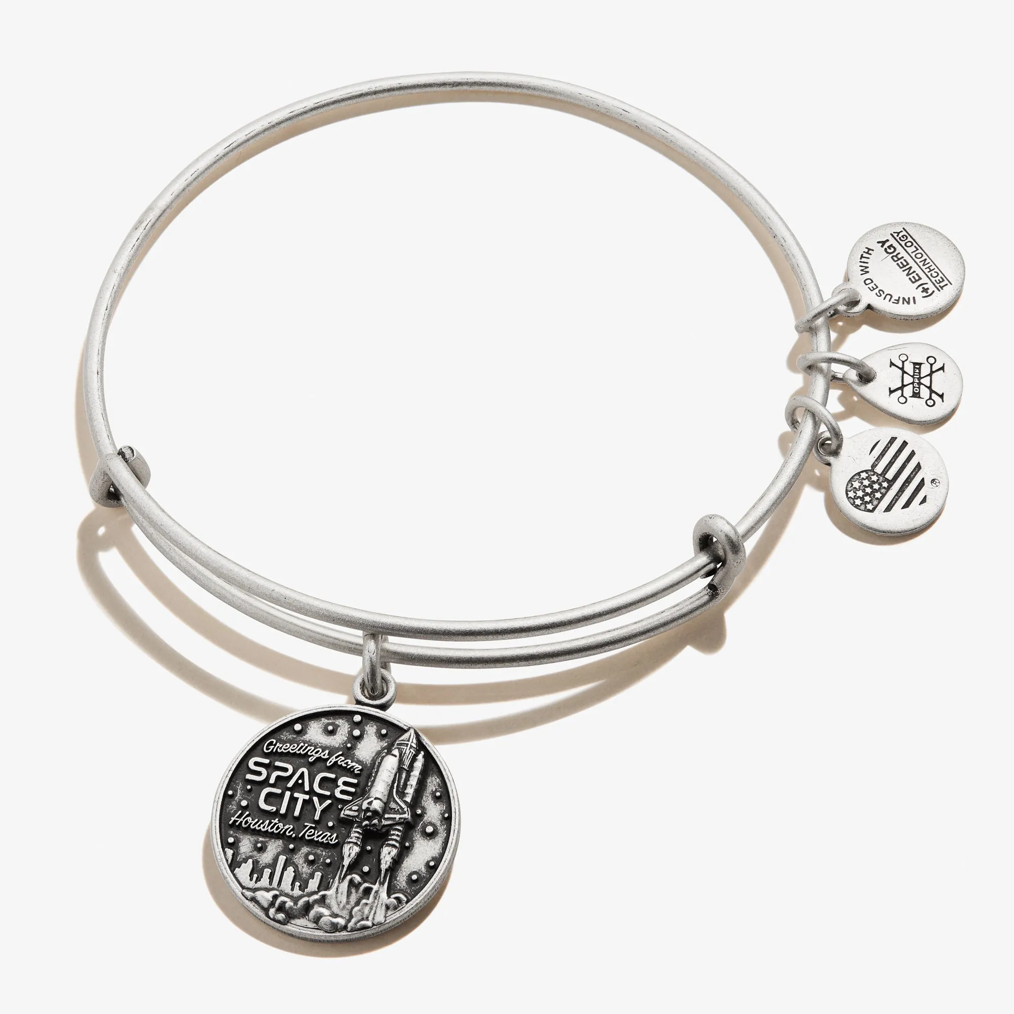 Houston Texas 'Space City' Charm Bangle