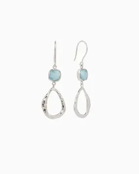 Island Rain Drop Earrings - Larimar