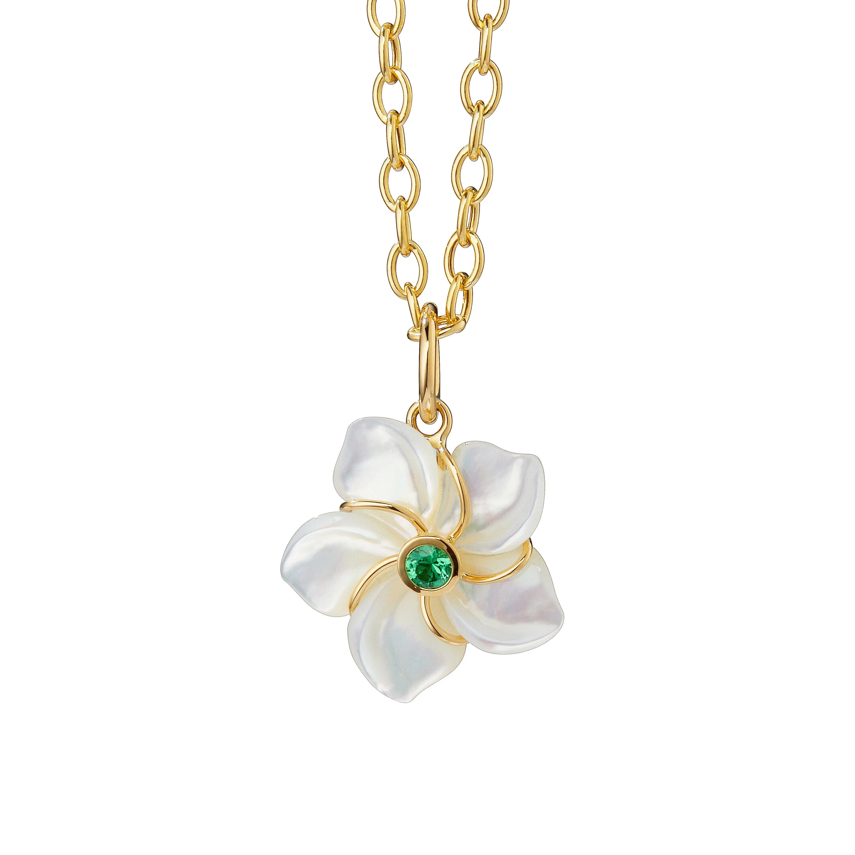 Jardin Opal Flower Pendant