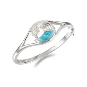 Larimar Ocean Wave Bangle