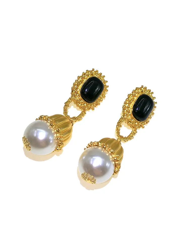 Lidia Imitation Pearl Drop Earrings