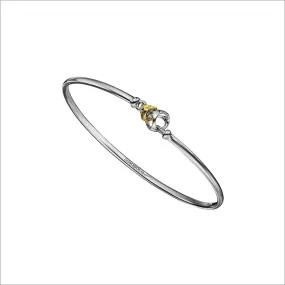 Linked By Love Silver & Gold Bangle