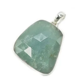 Linny Chalcedony Rectangle Pendant