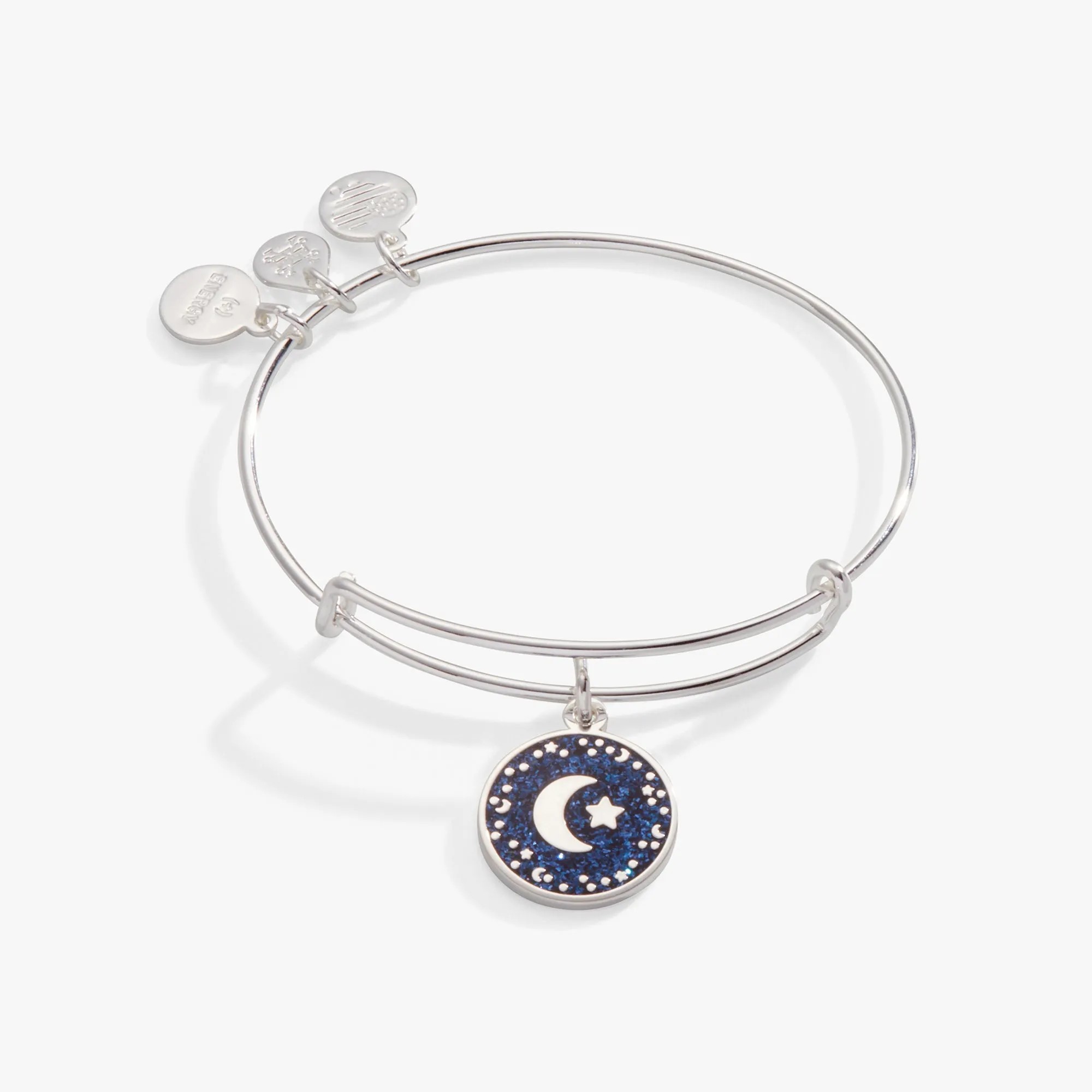 Moon   Star Night Sky Charm Bangle