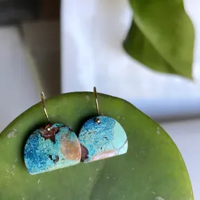 Mountain turquoise earrings