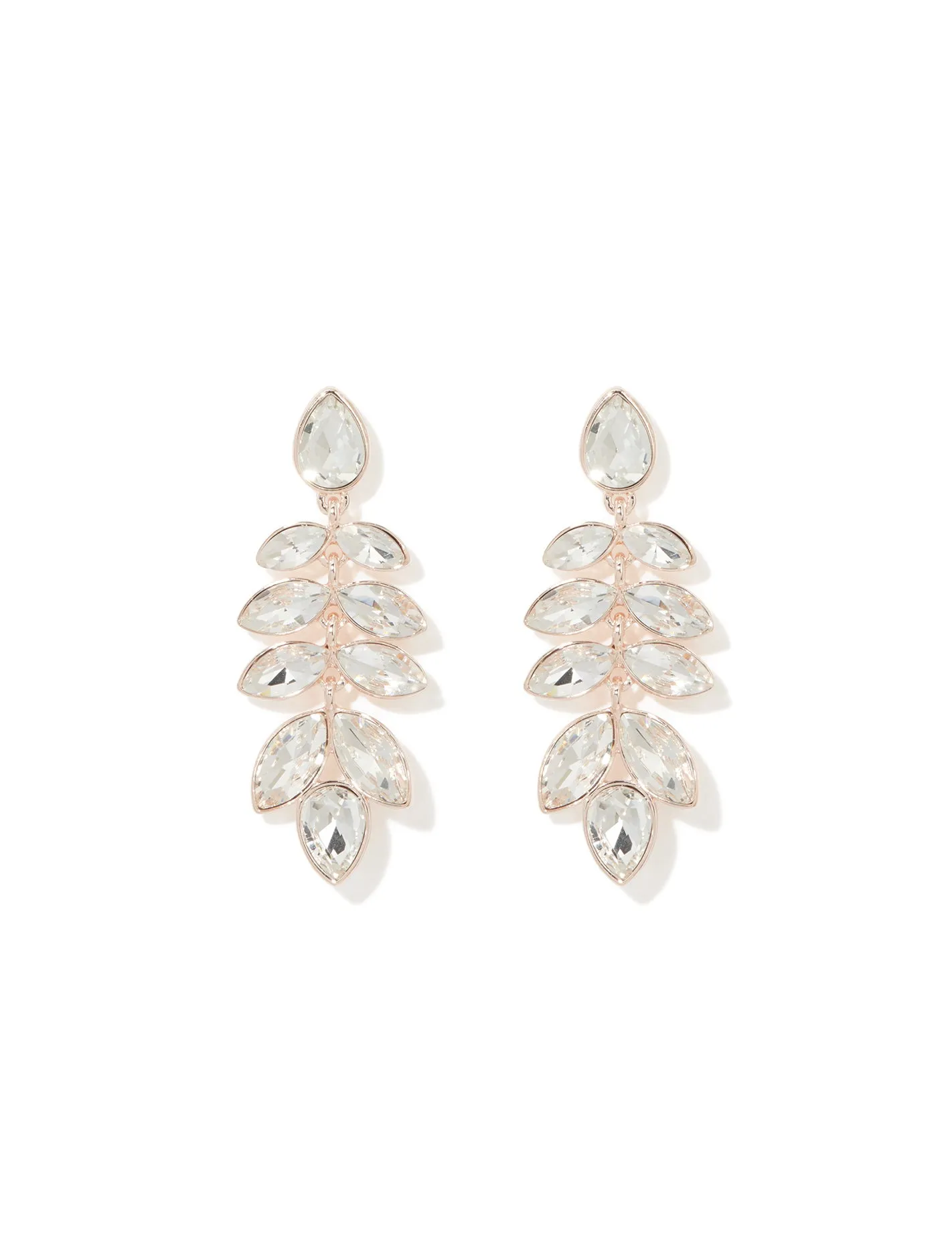 Peyton Petal Glass Drop Earrings