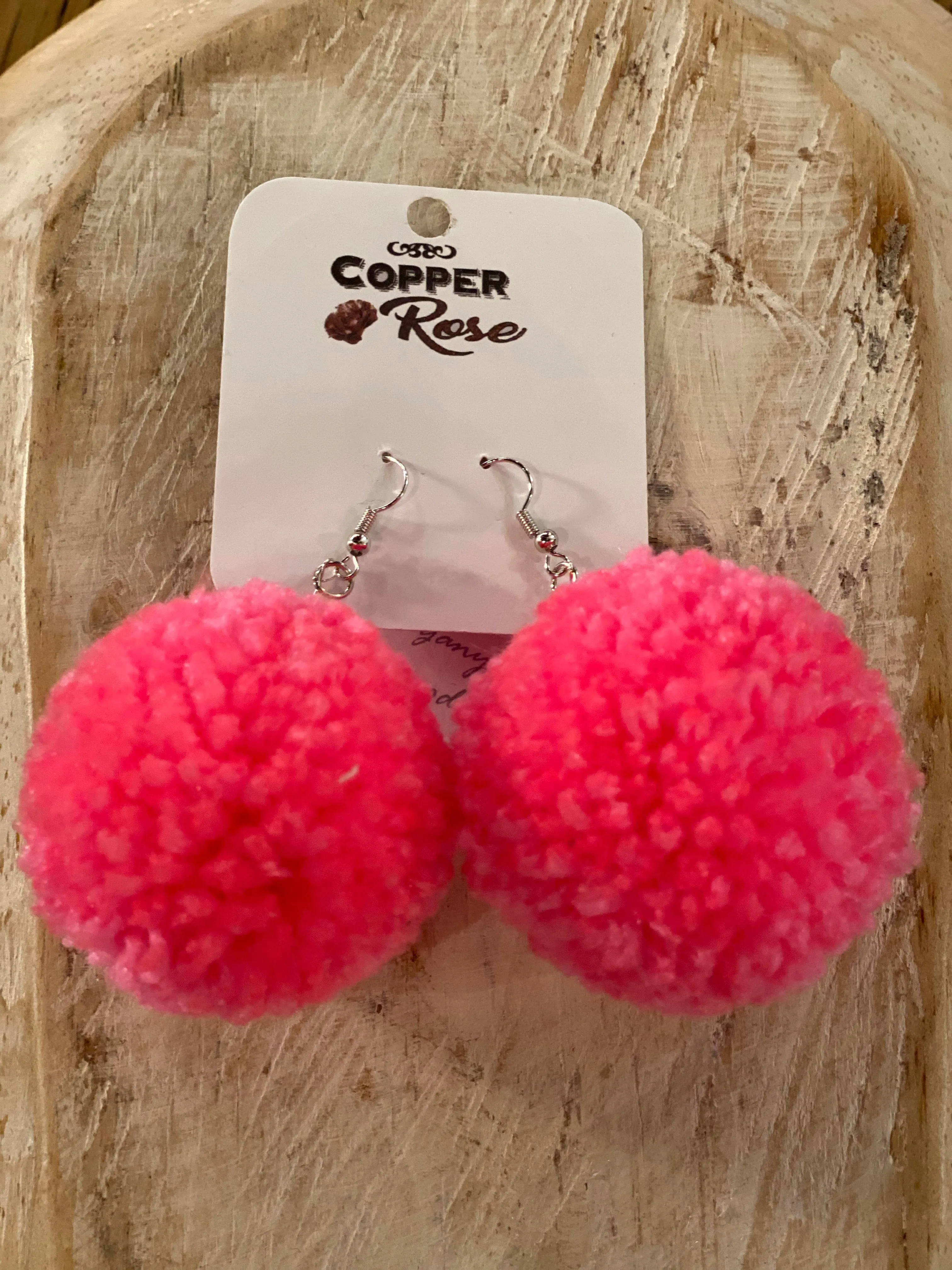 Pom Earrings