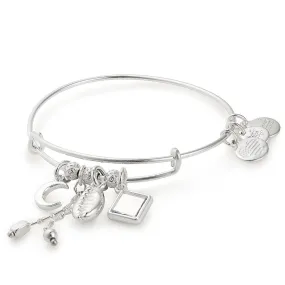 Puka Shell Cluster Charm Bangle