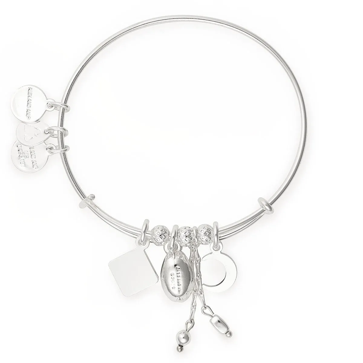 Puka Shell Cluster Charm Bangle