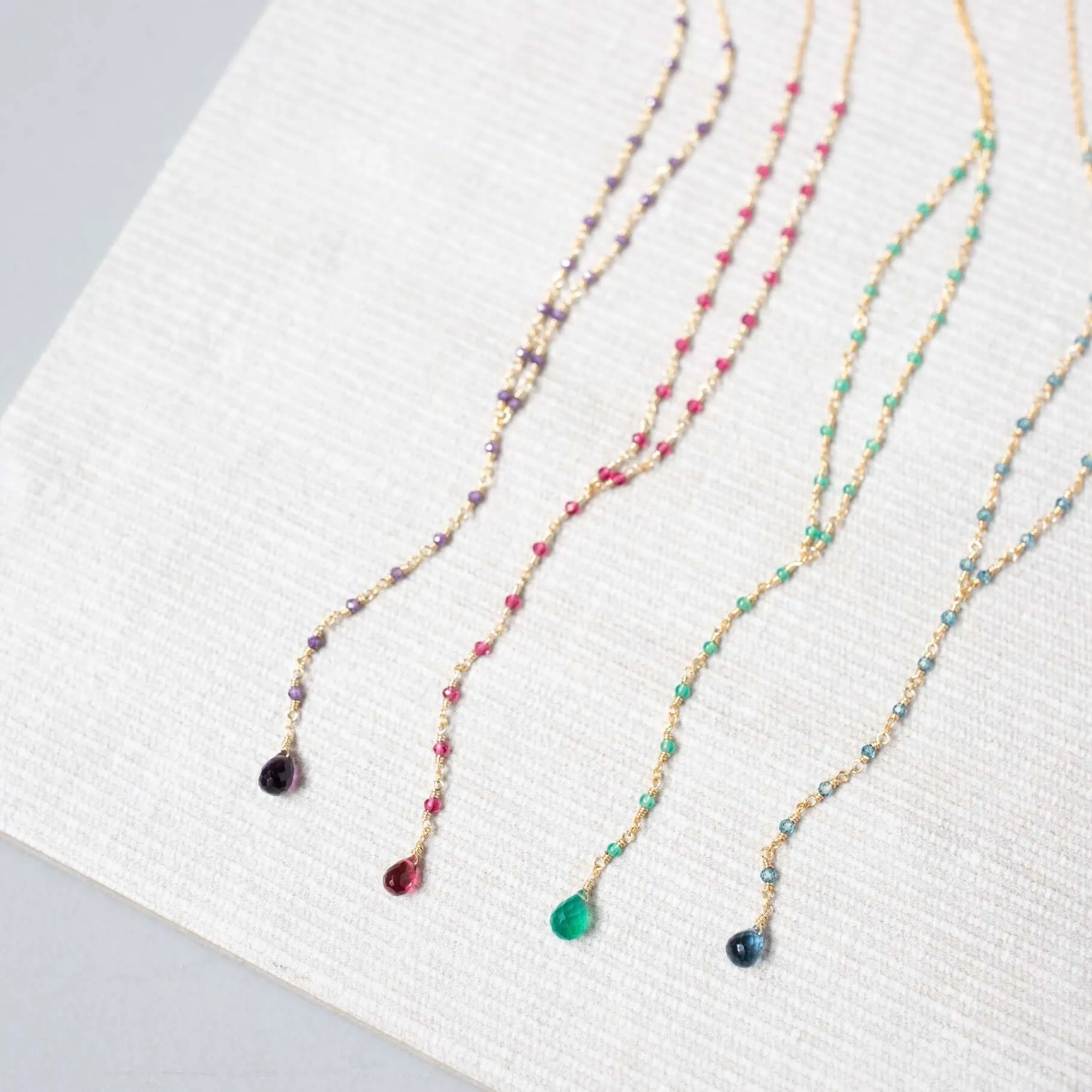 "The Kensington" Necklace Collection - Gemstones